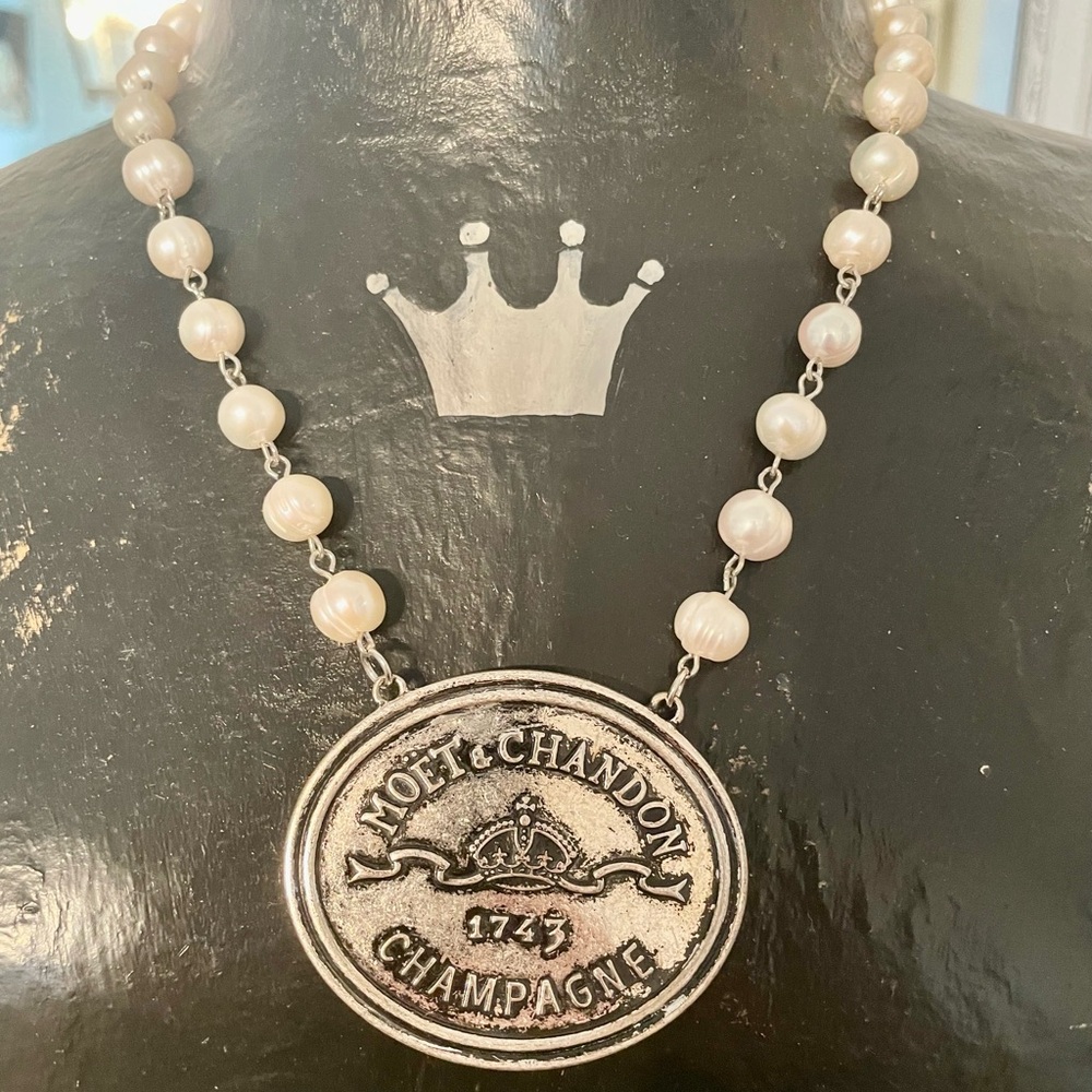 French Coin Replica Necklace